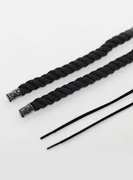 BAGGY, Rope Laces 14mm Set 100cm, black, Image 2 of 2