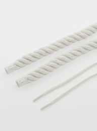 BAGGY, Rope Laces 14mm Set 100cm, grey, Image 2 of 2