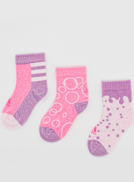 adidas Originals, 3 PACK - Graphic Socks, lichtroze, Afbeelding 1 van 2