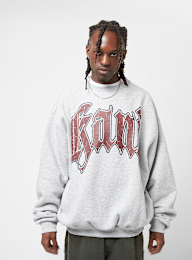 Karl Kani, Kani Inside Out Crew grey melange/dark rede, grijs, Afbeelding 1 van 5