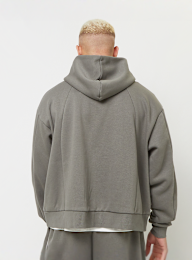 Karl Kani, Boxy Full Zip Hoodie, grey, Image 2 of 4