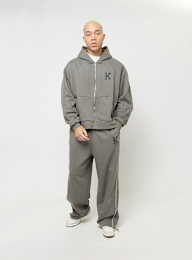 Karl Kani, Boxy Full Zip Hoodie, grey, Image 4 of 4