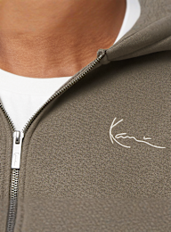 Karl Kani, Small Signature Essential OS Ziphoodie, brown, Image 3 of 4