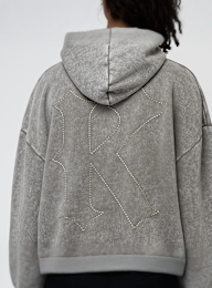 Karl Kani, Oversized Hoodie, grey, Image 3 of 5