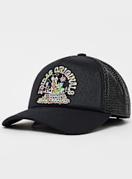 adidas Originals, Tie Dye Trucker, zwart, Afbeelding 1 van 4