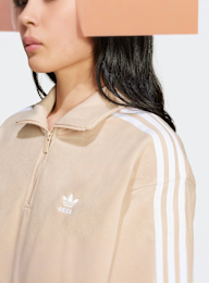 adidas Originals, Polar Fleece Half Zip, beige, Image 3 of 5