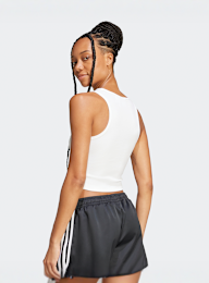 adidas Originals, Essential Ribbed Tanktop, wit, Afbeelding 2 van 5