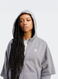 adidas Originals, Wash Zip Hoodie, grey, Image 3 of 5