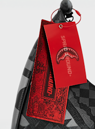 SPRAYGROUND, Split Up Camo Tear Vice Shoulder Bag camo, grijs, Afbeelding 4 van 4