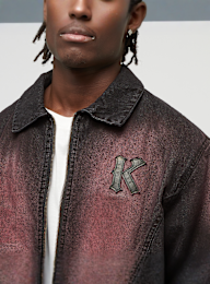 Karl Kani, Patch Color Spray Denim Jacket, multi-colour, Image 3 of 4