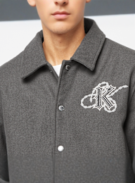 Karl Kani, Snow Tiger College Jacket, grey, Image 3 of 6