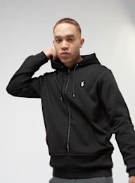 Polo Ralph Lauren, Double Knit Fullzip Hoodie, black, Image 1 of 4