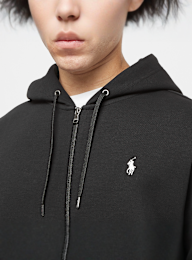 Polo Ralph Lauren, Double Knit Fullzip Hoodie, black, Image 3 of 4