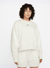 Nike, Sportswear Phoenix Fleece Sweatshirt, white, Image 1 of 4