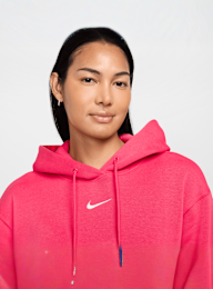 Nike, Sportswear Phoenix Fleece Oversize-Hoodie, Pink, Image 3 of 9