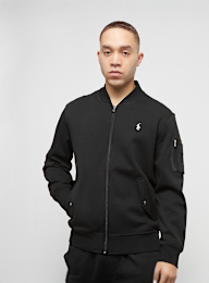Polo Ralph Lauren, Double-Knit Bomber Jacket, black, Image 1 of 5