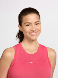 Nike, Sportswear Essential Rib Crop Tanktop, Pink, Image 3 of 5