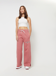 Nike, Sportswear Phoenix High-Rise Logo Wide Leg Pants, lichtroze, Afbeelding 4 van 4