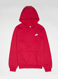 Nike, Sportswear Club Fleece Hoodie, red, Image 1 of 4