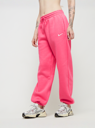 Nike, Sportswear Phoenix Fleece High-Rise Oversized Pants, Pink, Image 1 of 4