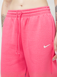 Nike, Sportswear Phoenix Fleece High-Rise Oversized Pants, Pink, Image 3 of 4
