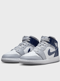 Jordan, Air Jordan 1 Mid (GS), grey, Image 4 of 8