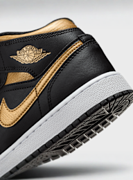 Jordan, Air Jordan 1 Mid (GS), black, Image 8 of 8