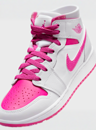 Jordan, Jordan 1 Mid (GS), Pink, Image 7 of 8