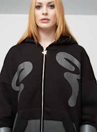 Felicious, Oversized Sweatjacket, zwart, Afbeelding 3 van 6