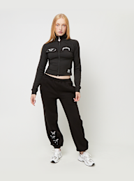 Felicious, Cropped Jersey Cardigan, czarny, Obraz 4 z 4