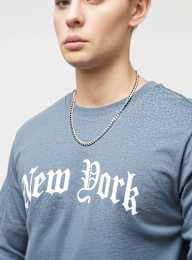 Mister Tee, New York Wording Tee, blue, Image 3 of 4
