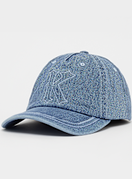 Karl Kani, Embroidery Denim Baseball Cap Vintage, blue, Image 1 of 5