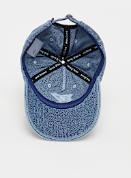 Karl Kani, Embroidery Denim Baseball Cap Vintage, blue, Image 3 of 5
