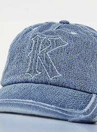 Karl Kani, Embroidery Denim Baseball Cap Vintage, blue, Image 4 of 5