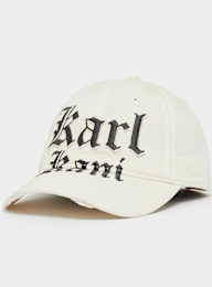 Karl Kani, Old English Distress Baseball Cap, beige, Image 1 of 5