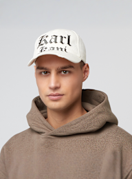 Karl Kani, Old English Distress Baseball Cap, beige, Image 5 of 5