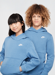 Nike, Sportswear Club Fleece Hoodie, blue, Image 3 of 6