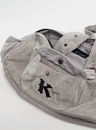 Karl Kani, Embroidery Corduroy Shoulder Bag, beige, Afbeelding 4 van 5