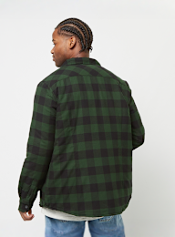 Urban Classics, Padded Check Flannel Shirt, green, Image 2 of 5