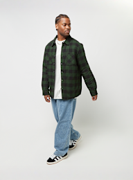 Urban Classics, Padded Check Flannel Shirt, green, Image 5 of 5