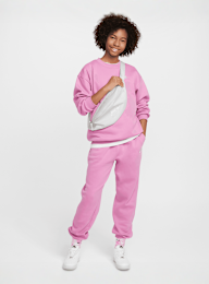 Nike, Sportswear Club Fleece Loose Pants, light pink, Image 6 of 6