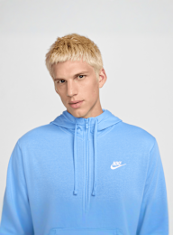 Nike, Sportswear Club Full-Zip Hoodie, blauw, Afbeelding 3 van 7