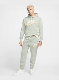 Nike, Club Fleece Hoodie, grey, Image 6 of 6
