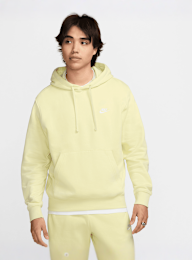 Nike, Sportswear Club Fleece Hoodie, yellow, Image 1 of 7