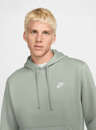 Nike, Sportswear Club Fleece Hoodie, green, Image 3 of 7
