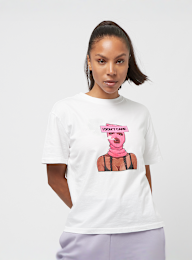 Miss Tee, I Don't Care Tee, white, Image 1 of 5