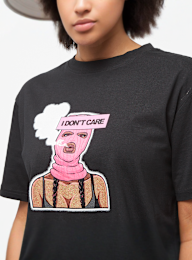 Miss Tee, I Don't Care Tee, black, Image 3 of 5