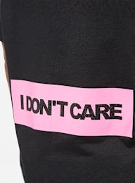 Miss Tee, I Don't Care Tee, black, Image 4 of 5