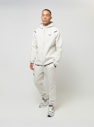 Under Armour, Unstoppable Fleece Full-Zip Hoodie, beige, Image 4 of 4
