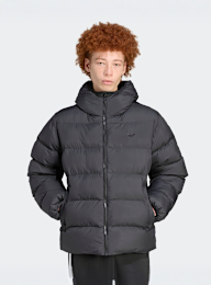 adidas Originals, Gewatteerde Winterjas Trefoil, zwart, Afbeelding 1 van 5